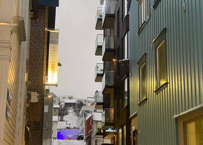 Lägenhet Northstay - Tromso Skyline Residence L Penthouse L City Center